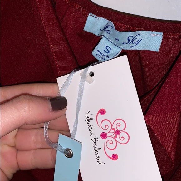 NWT She + Sky red dress - Picture 2 of 2